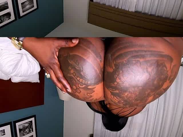 55 Inches of Big Black Ass Pounded POV