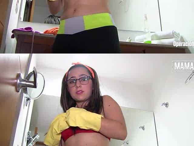 Oily POV Sex with Corpulent Latin babe Maid Francis Restrepo - MAMACITAZ
