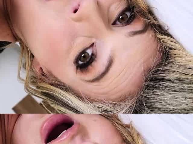 Cheating wife Gigi prepares her butt hole for a BBC