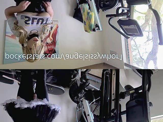 Turning my dong inside out to wear a female chastity strap