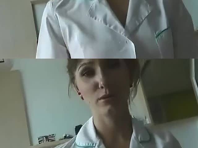 Sexy nurse fucks a patient