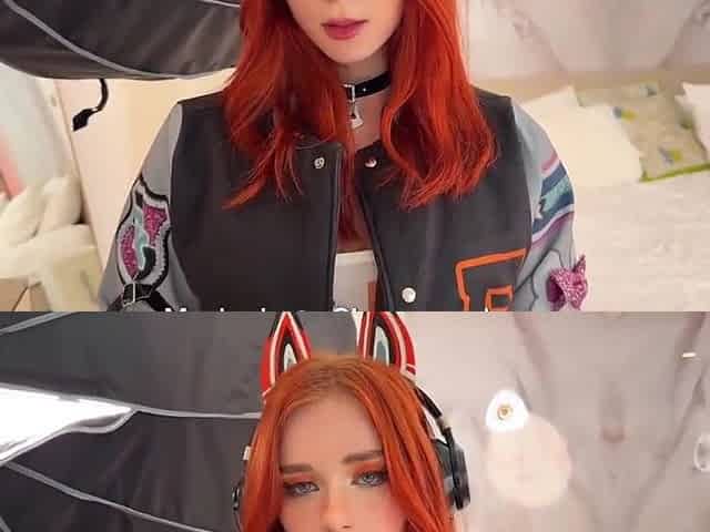 Red -haired Russian Chick Gently Sucks A Strong Cock - Sweetie Fox