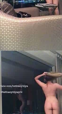 Amateur blond girl with big boobs getting fucked