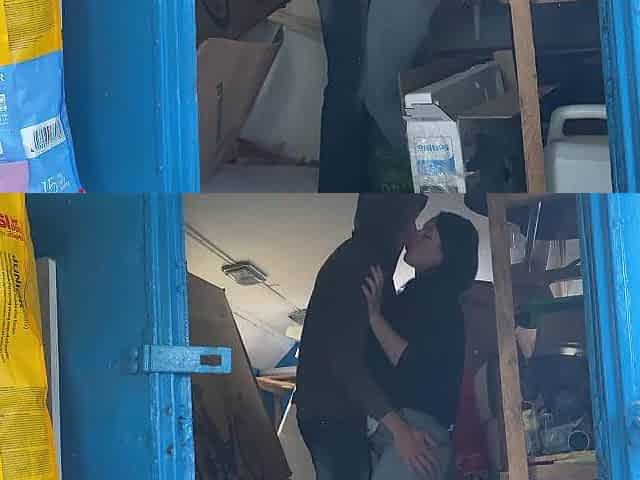 A warehouse worker drilled the manager hard right there on the boxes and put her in her place