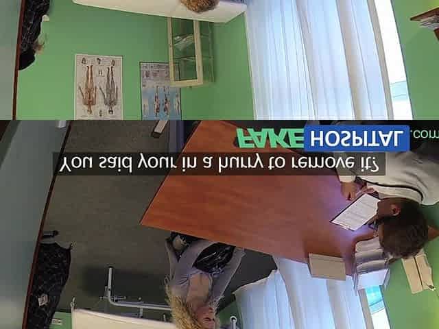 FakeHospital Cheating blond sucks and screws after striking a fast surgery