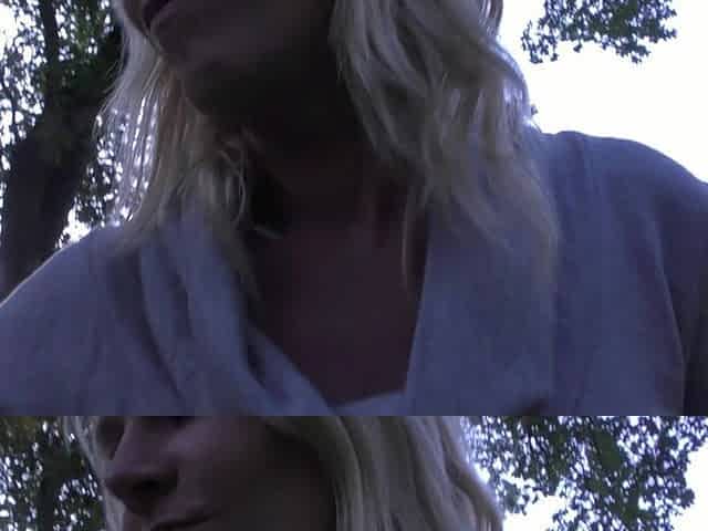 Horny Slut in the Park Recognized and Squirted All Over!!
