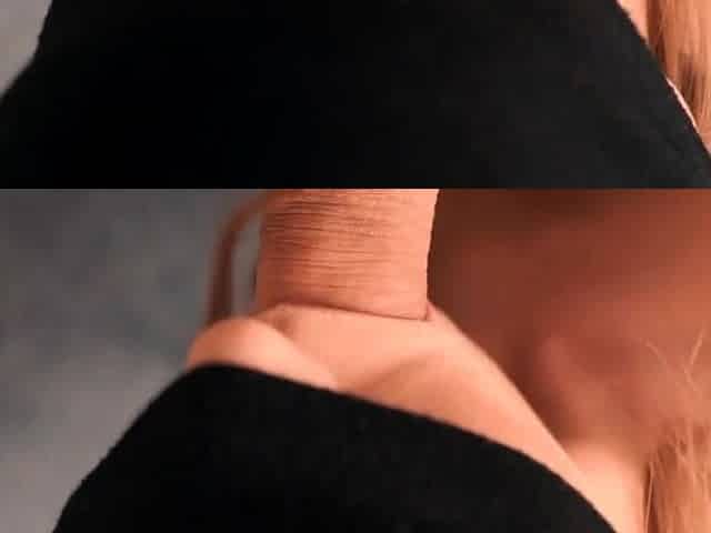 German Babe Loves Sucking Huge Cock - Sloppy Blowjob