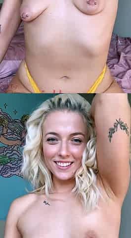 Blonde Teen Solo Masturbating On Webcam
