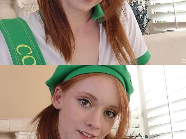 Girl scout Athena Rayne spreads her legs to be fucked balls deep