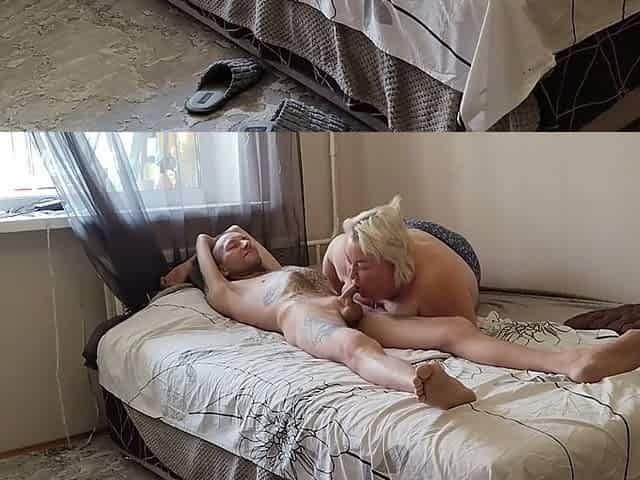 Girlfriend With Big Tits Sucks And Jerks Off My Cock Until Cum Fills Her Mouth