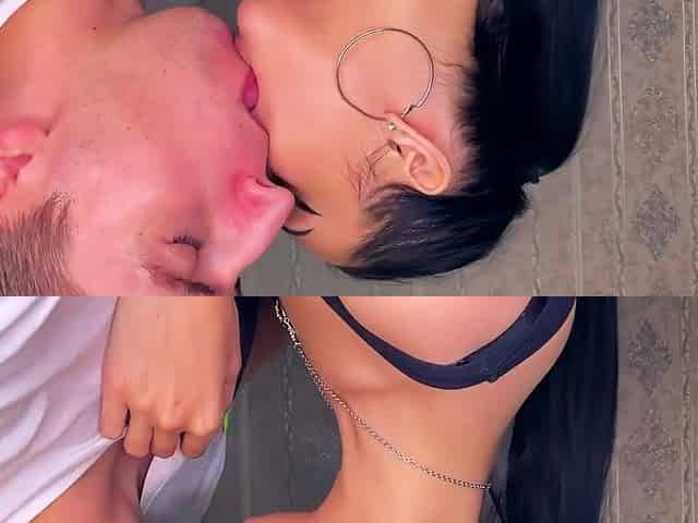Close Up Kissing My Best Friends Beautiful Wife