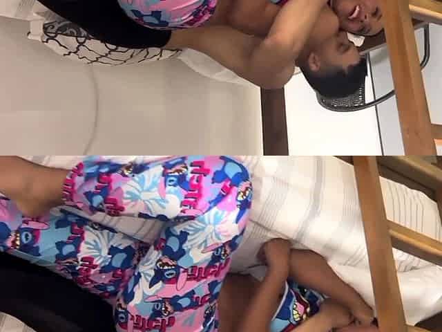 Playing with my young stepbrother, he loves to suck his