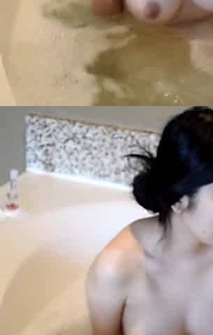 Asian Beauty Takes a Bubble Bath Starring Alexandria Wu