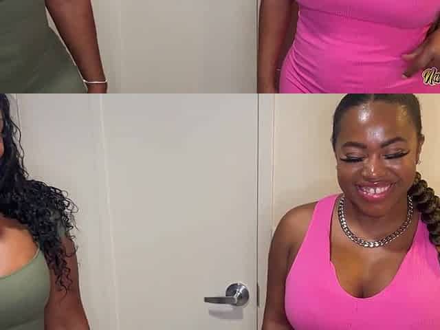 Thick Ebony Women Threesome Sex