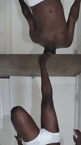 My 1st time masturbating since August 24th of this year and wearing white underclothing 1