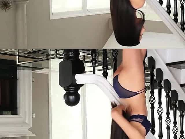Petite naked asian teen makes her debut