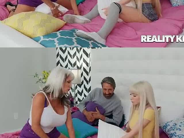 Perverted Old Couple Having Fun With Pretty Blonde Teen 18+ - Kenzie Reeves, Steve Holmes And Sally D'angelo