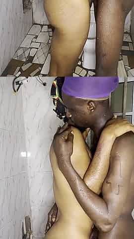 Cheating Nigeria Billionaire Business Man Hid His Side Chick in Bathrooms Afternoon Fucking Her on Shower