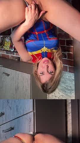 That's the Kind of Horny Superwoman You Get in Your Kitchen