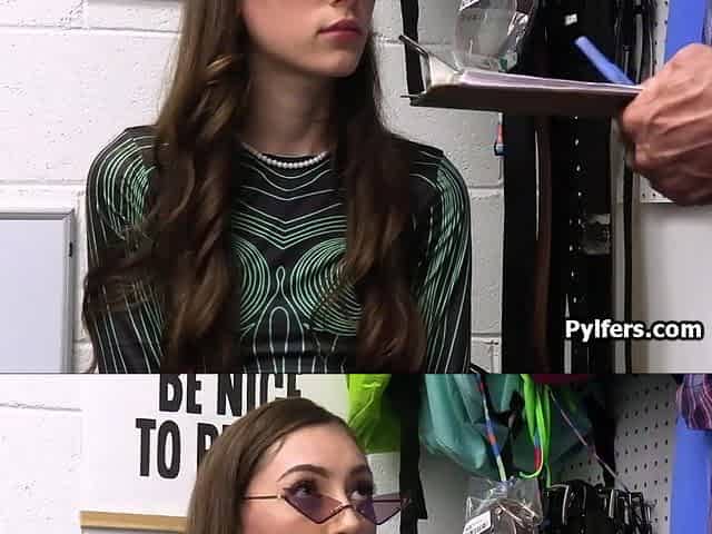 Nailing her slit with the alien toys she just stole
