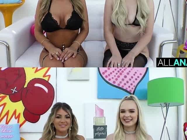 ALL ANAL Lilly Bell gets a smack of Kayla Kayden's butt