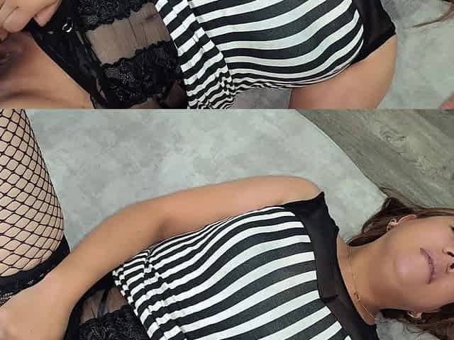 Sexy Latina MILF in Lingerie Rides Her Man Hard, Fucked in Doggy Style and Creampie Finish