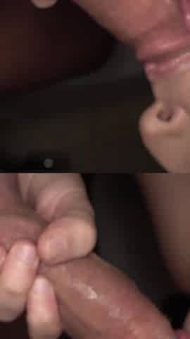 Bathtub Blowjob & Rough Fuck