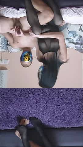 Compilation with amateur homemade porno with slim aged pair