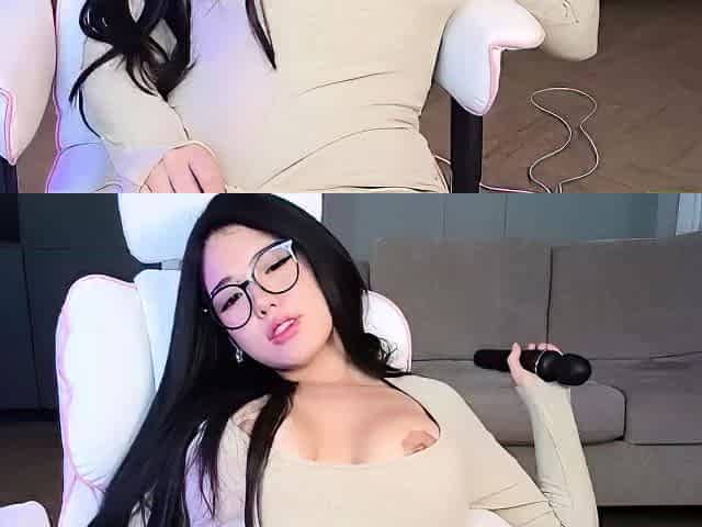 Brunette and her toys have close up masturbation sex