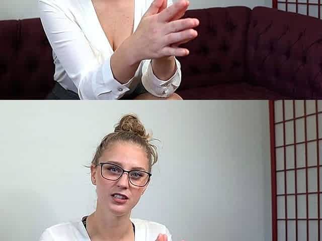 Sexy Big Tit Hot Blonde Teacher Joi SPH