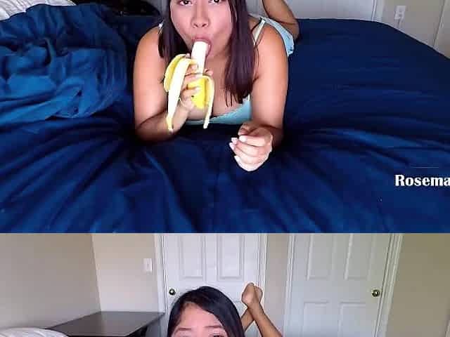 stepsister sucking schlong spit and cum facial