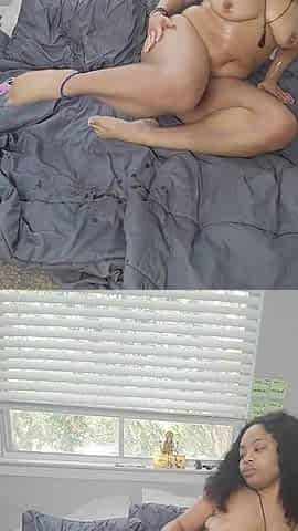 Black freak rub squirt without snatch