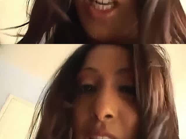 a lengthy ramrod bangs an black woman