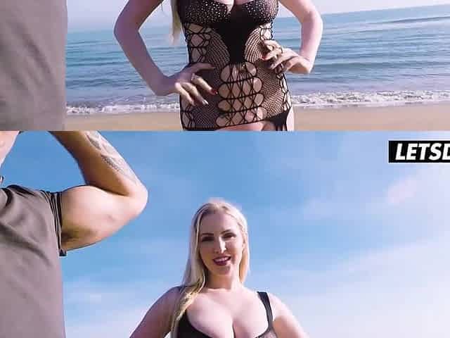 That guy Screwed Her Doggy on the Beach During the time that Her Ally Filmed Each Wank