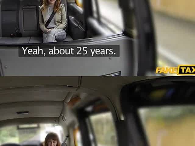 Ginger tart drilled in her lovely little arsehole - Fake Taxi
