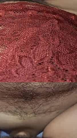 Cummed on Hairy Pussy