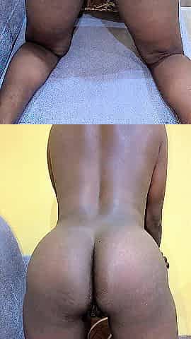 beautiful black Natural in Doggy position action part 1