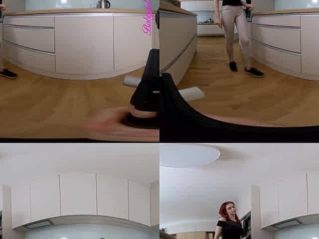 Busty Teen.. - Ep. 1: Strip Tease - Redhead Shaved Solo Model