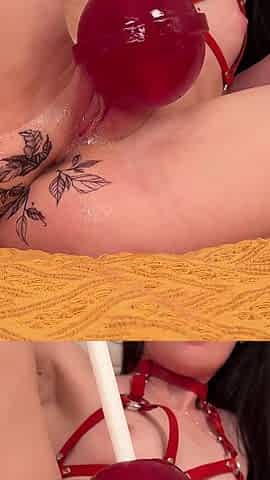 Anal Lollipops and a Wide Hole