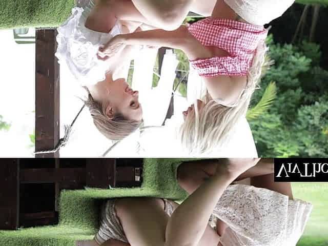 Charming latin chick joy her curvy lesbo lover