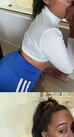 Brunette hookup amateur blowjob and dirtytalk sexdate