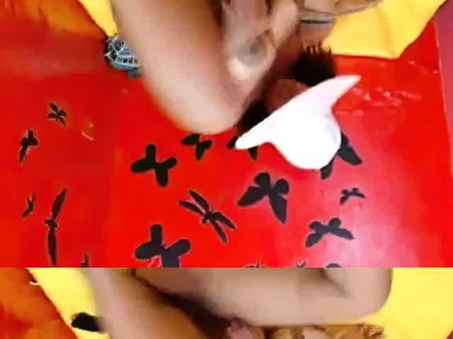 Chubby Ebony Latina MILF on Webcam