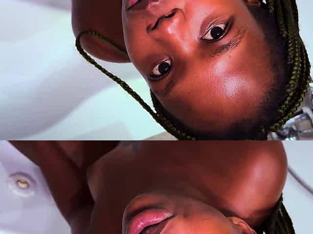 Cute Black Teen Sloppy Sucks Big Cock