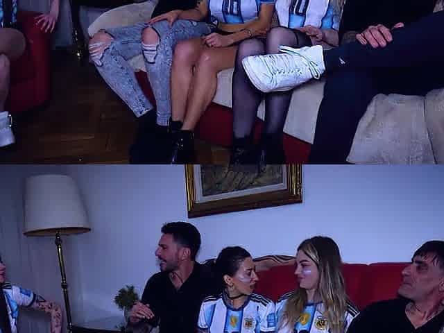 We renowned the Argentina last by having gangbang.