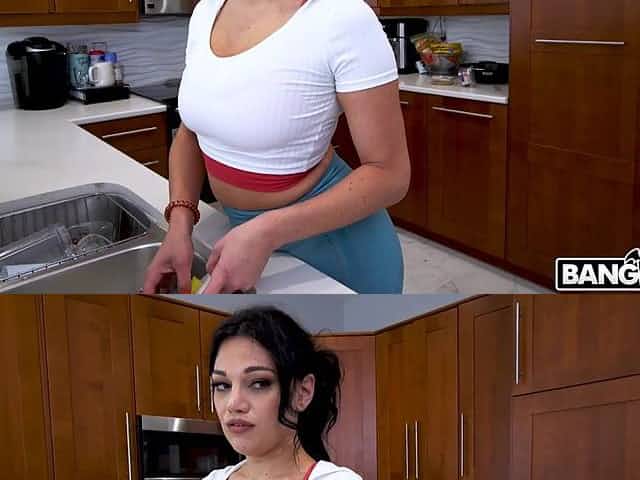 Latina with Big Ass Mona Azar has sex for extra money