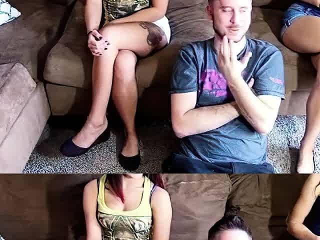 Bratty Foot Girls - Goddess Chastity and Nikki Next - My