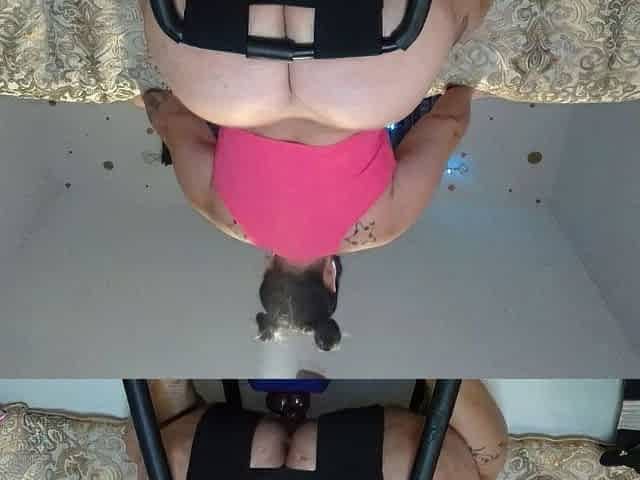 Big boobs milf masturbates with her dildo