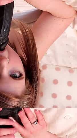 My First BBC - BBC Dildo Sucking and Fucking