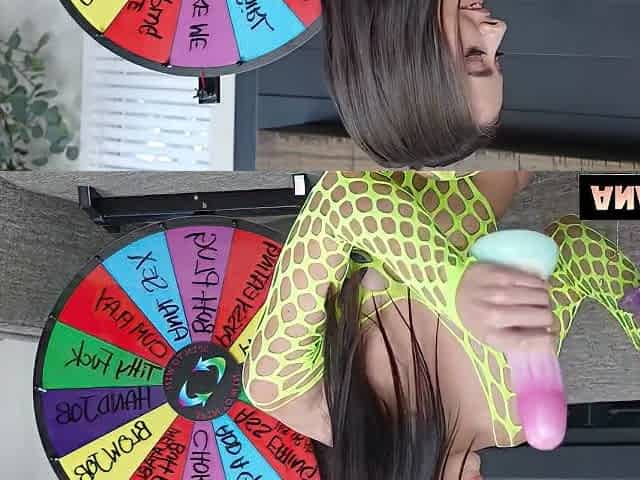 Anal Slut Uses The Wheel Of Anal To See What Will Stretch Her Butthole - Veronica Church