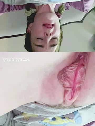Amateur striptease and Solo masturbation